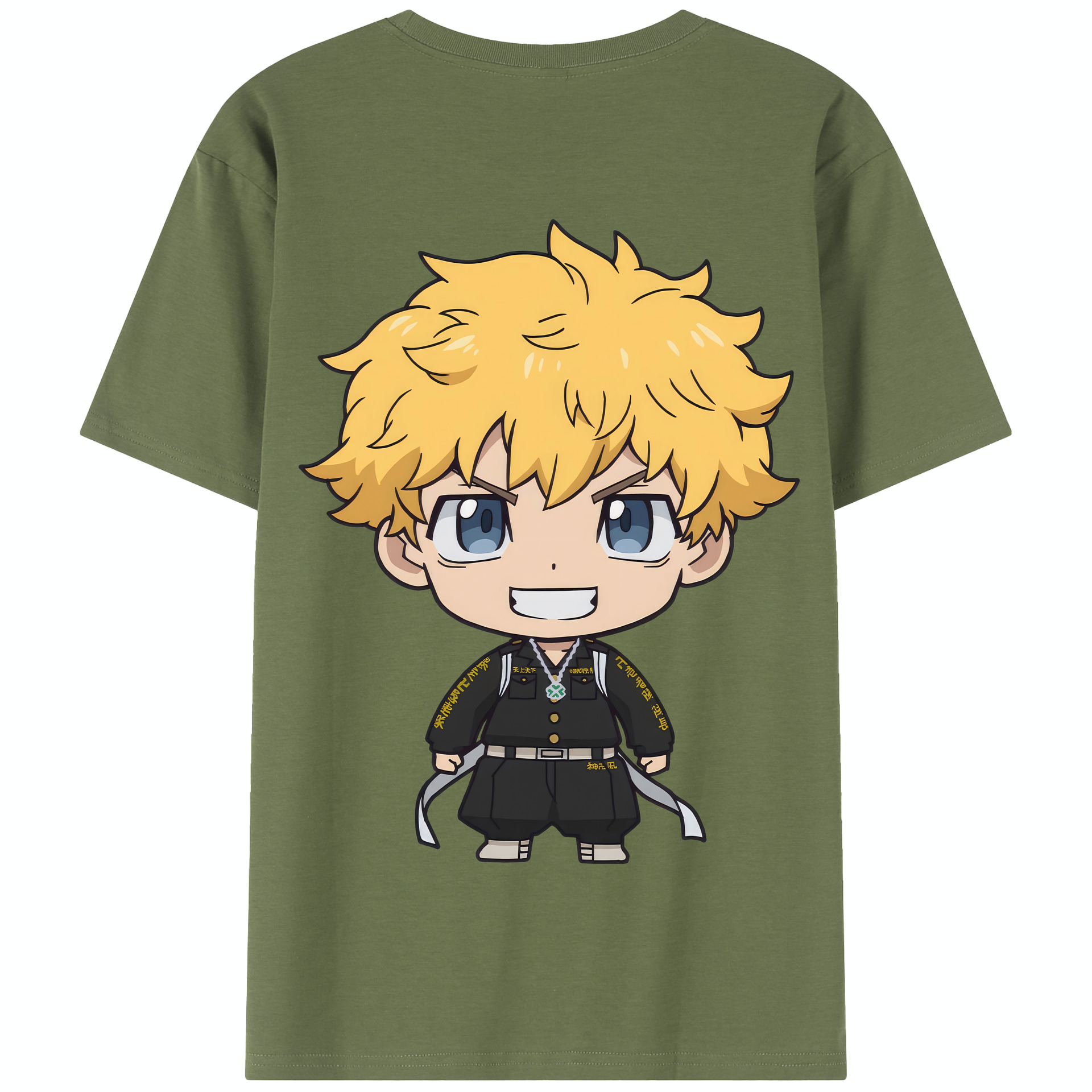 （画像用） 東京リベンジャーズ Tokyo Revengers 綿100％半袖Tシャツ（背面プリント）